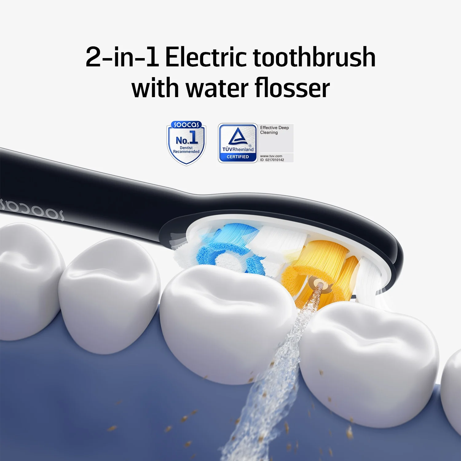Soocas NEOS II 2-in-1 electric toothbrush with water flosser - Image 23