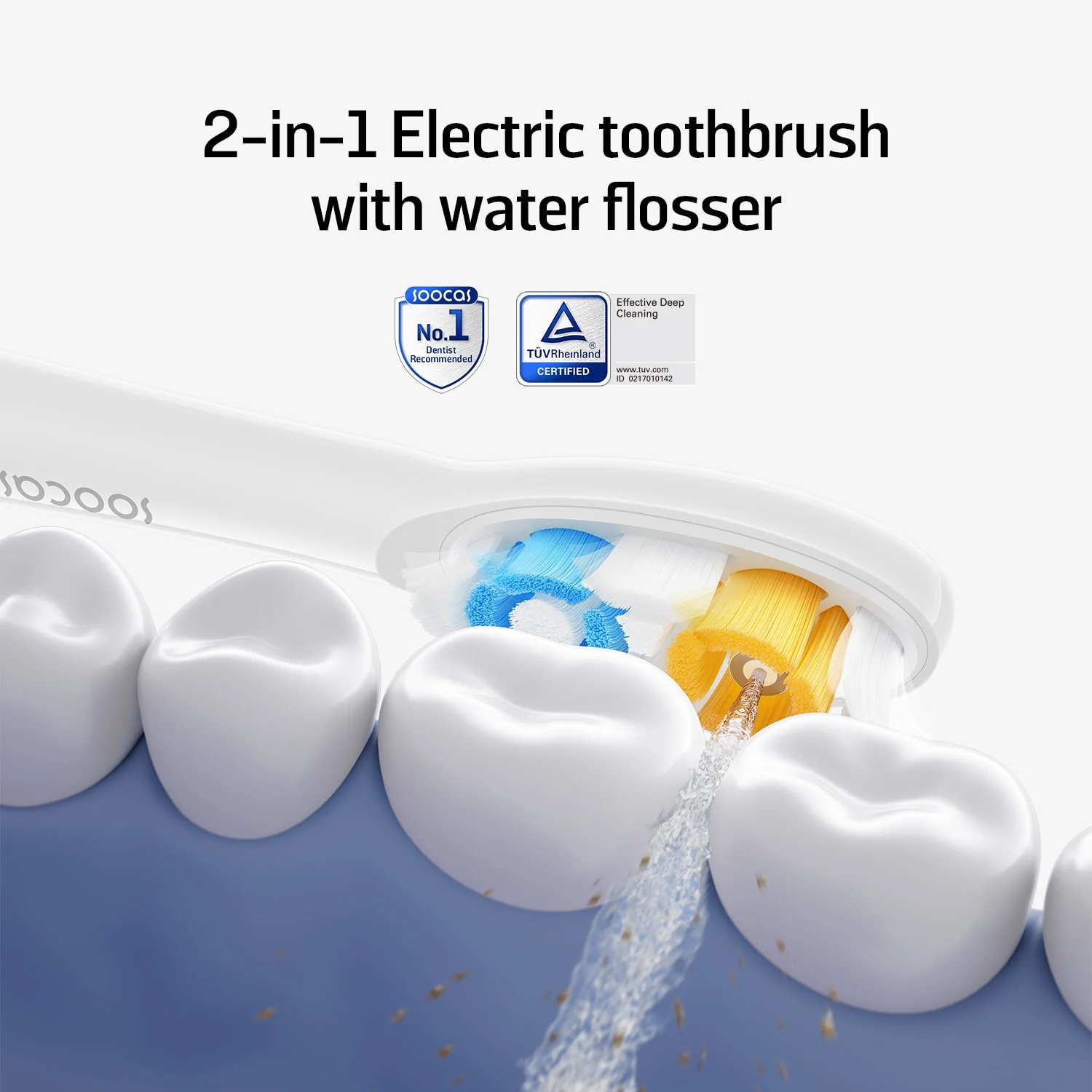 Soocas NEOS II electric toothbrush with water flosser - Image 24